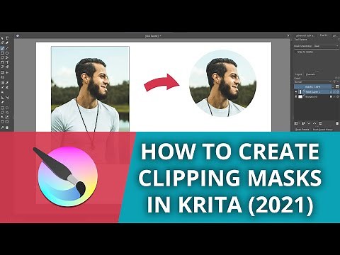 How to Make A Clipping Mask in Krita 2021
