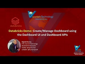 Databricks Demo: Create/Manage Dashboard using the Dashboard UI and Dashboard APIs