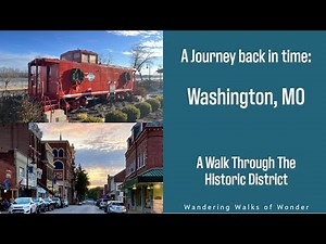 Discover The Fascinating History Of Washington, MO: 4k Walking Tour!
