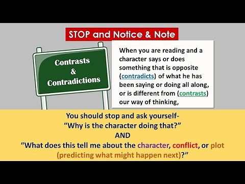 Contrast and Contradictions - (Notice & Note)