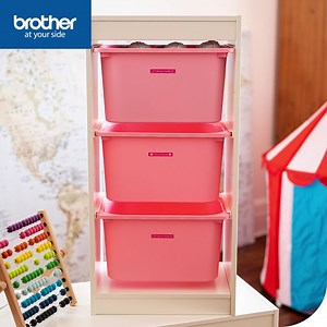 23 reactions | Reset your playroom by separating toys into their own bins and then adding labels so your kinds can learn to organize and put away their things. Learn more about how our label printers can make your time at home that much more productive https://www.brother.ae/en/products/all-labellers/labellers?fr=home_and_small_office #labelprinter #labels #organize #brother #brotherme | Brother Middle East & Africa | Facebook