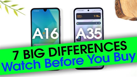 Samsung Galaxy A16 vs A35 5G Differences ¦ What's the Difference