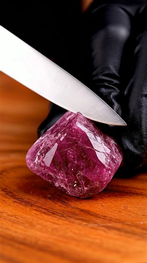 Gem_Lab on Instagram: "ASMR Ruby Cutting | Precise & Satisfying Cuts ✨ Relax with this satisfying ASMR ruby cutting process 💎 Clean, precise cuts and pure gemstone sounds. . . . #GemLabASMR #ASMR #SatisfyingVideo #CrystalASMR #Tingles #Relaxing #OddlySatisfying #Gemstone #LuxuryASMR #Shorts #JewelryLovers"