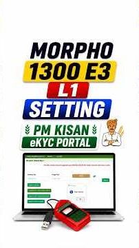 #PMKisan eKYC #MorphoL1 Device PC Settings | Morpho 1300 E3 L1 Driver Not Working Solution for PM...