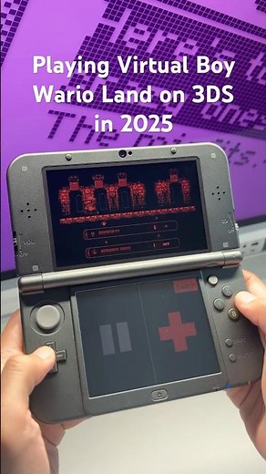 Playing Virtual Boy Wario Land on 3DS in 2026 #retrogaming #nintendo #console #virtualboy