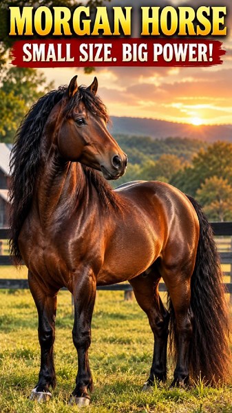 Morgan Horse – Small, Elegant & Surprisingly Powerful!
