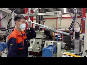 Three dimensional stretch bending machine production process
