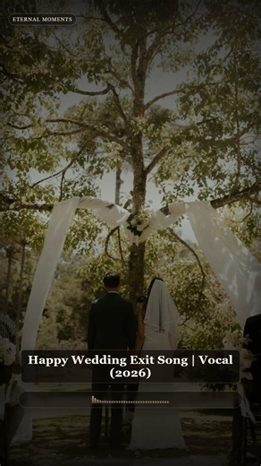 Happy Wedding Exit Song | Vocal (2026) #shorts