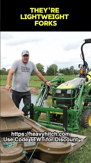 NEW Sub Compact Tractor Forks from Heavy Hitch! ‪@HeavyHitch‬
