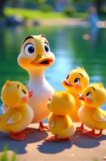 4 Little Ducks🦆 | Nursery Rhyme for Kids