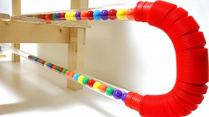208K views · 2.4K reactions | Marble Run ♡ Transparent pipes, colorful hoses and colorful balls | Marbles Run | Facebook