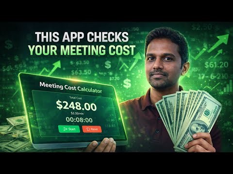 How to build a Meeting Cost Calculator Project in Tamil using React JS