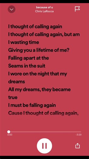 Full Lyrics of Because of You - Singing Cover Song