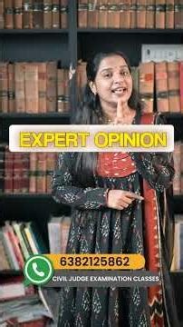 EEE examinar of expert evidence | TamilNadu Civil Judge
