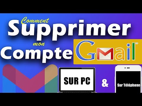 comment supprimer un compte gmail sur pc et sur telephone