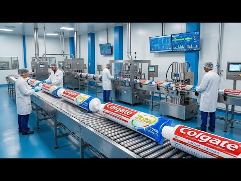 Inside a Toothpaste Factory: From Raw Ingredients to Finished Tubes (Full Process)