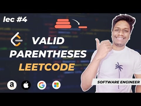 #4 Valid Parenthesis 🔥 | LeetCode | Stack Data Structures | CodeOps