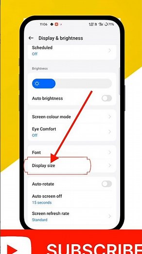 mobile ki display size kaise change kare|| how to change display size in one plus #shorts