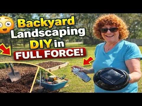 DIY Backyard Landscaping on a Budget! Saving Big Doing It Myself!