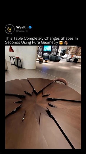 Wealth | This isn’t furniture, it’s a mechanical system hiding in plain sight. 👁️ 📐 Each wooden segment is engineered to rotate, slide, and lock... | Instagram