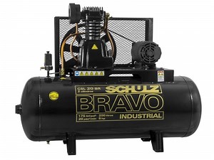 Compressor Schulz CSL 20BR/200 Bravo 20 Pés 200L 175 Libras