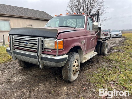 1991 Ford F350 XLT Lariat 4x4 Flatbed Pickup | Collector Cars