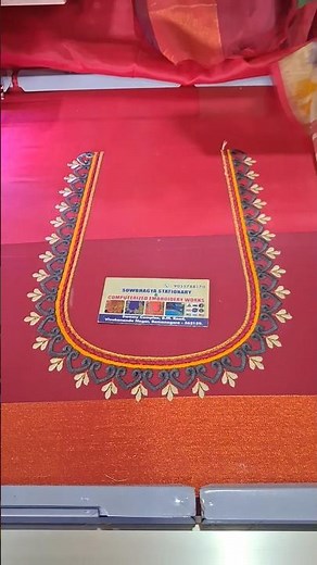#Computerized embroidery work #💃💖🥰