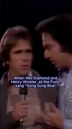 Neil teamed up with Henry Winkler in 1976 to turn the iconic Diamond hit into “Song ’Fonz’ Blue”!