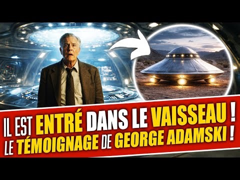 💥 HE ENTERED A UFO ‼️ GEORGE ADAMSKI'S SHOCKING TESTIMONY... 😨🛸