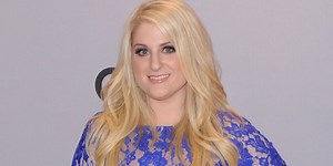 Meghan Trainor looks HOT in this dress. She's all about that lace...