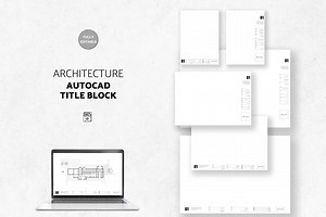 Architect Title Block Template, a Presentation Template by yesitisprintable