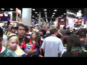 Tour of 2011 San Diego Comic-Con floor with booths, costumes, exhibits, and more