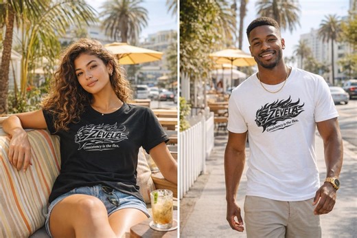 Flame Logo ZEVELA T-shirt | Retro Script Motorcycle Style Consistency is the Flex - Etsy