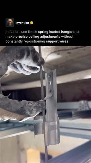 Ceiling Grid Leveling Trick 🛠️