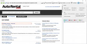 Surf the Internet and extract emails (manual mode, just like a browser extension)
