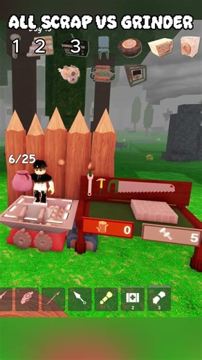 Amount of metal in Roblox_99 night in the forest.#99nightintheforest