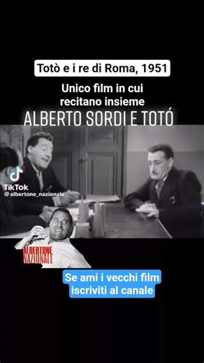 Totò and the Kings of Rome, with Alberto Sordi #ceraunavoltailcinema #storiadelcinema #filmcomici...
