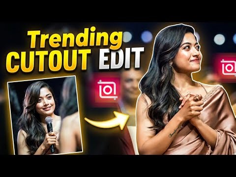 Trending Cutout Transition Video Editing In Inshot | Inshot Cutout Transition Reels Editing