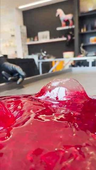 How to create liquid red explosion