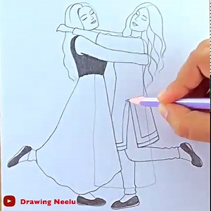 3.6K views · 476 reactions | #Girldrawing #Pencildrawing #Friendship #Drawing | Drawingneelu | Facebook