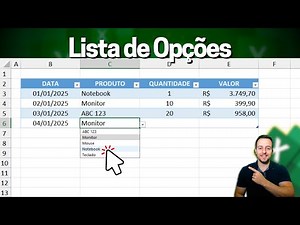 How to Create Drop Down List in Excel | List of Options, Items | Updates Automatically