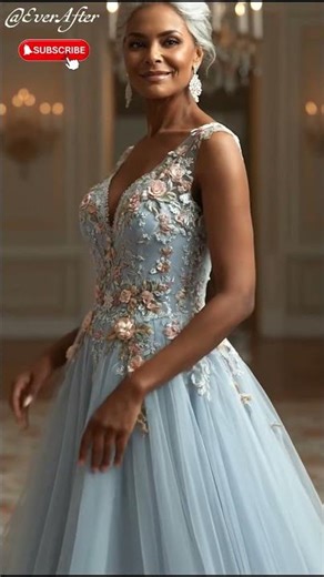 Stunning Blue Wedding Dresses for Mature Brides #weddingdress