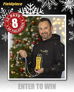 56 reactions · 8 comments | Jason, Industrial Engineering Manager, wants to know, do you have the Fieldpiece SDMN6 in your toolkit? This dual port manometer is our “12 Days of Fieldpiece” prize for DAY 8! And fun fact, the Fieldpiece SDMN6 is the ONLY manometer on the market with a pressure switch tester! 勞 Enter now to win: https://woobox.com/oo7hj3 #12DaysofFieldpiece #HVACgiveaway #FieldpieceInstruments #fieldpiece #giveaway | Fieldpiece Instruments | Facebook