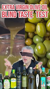 Blindfolded Extra Virgin Olive Oil Taste Test! 🇮🇹🫒 As an Italian chef, EVOO is everything—but can I pick the best one without seeing the label? 👀 I blindfolded myself and tasted multiple supermarket olive oils to find the one that truly shines. No bias. No branding. Just real flavour. #OliveOil #EVOOTasteTest #ItalianChef #VincenzosPlate #KitchenEssentials #BlindTasteTest #ItalianCooking | ITALIAN FOOD RECIPES 🇮🇹🍝🎥