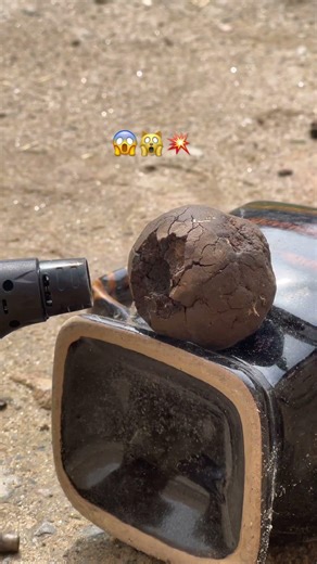 Experiment on clay. #experiment #educationalshorts