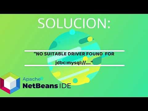 Solucion NetBeans 12.0 error "No suitable driver found for jdbc:mysql://....."