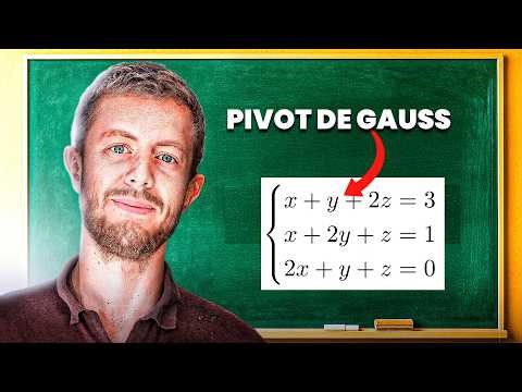 Pivot de gauss matrice exercice corrigé, en 1 minute!