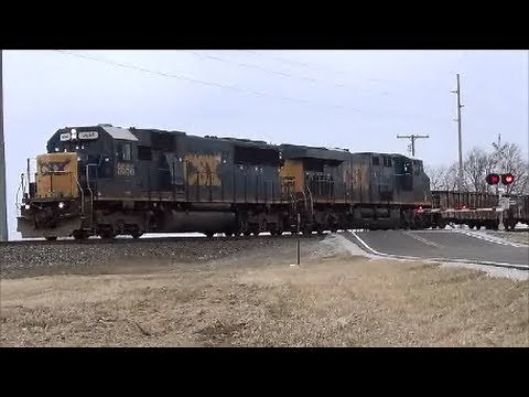 CSX 8666 SD50-2 leads manifest train on the Toledo Subdivision