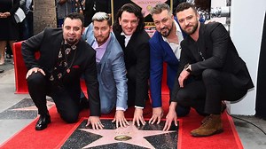 *NSYNC receives star on Hollywood Walk of Fame