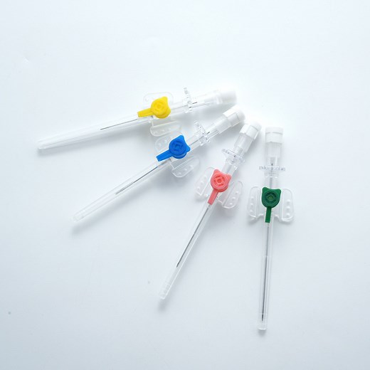 [Hot Item] Medical Butterfly Type 18g/20g/22g/24G Intravenous Catheter IV Cannula with Injection Port
